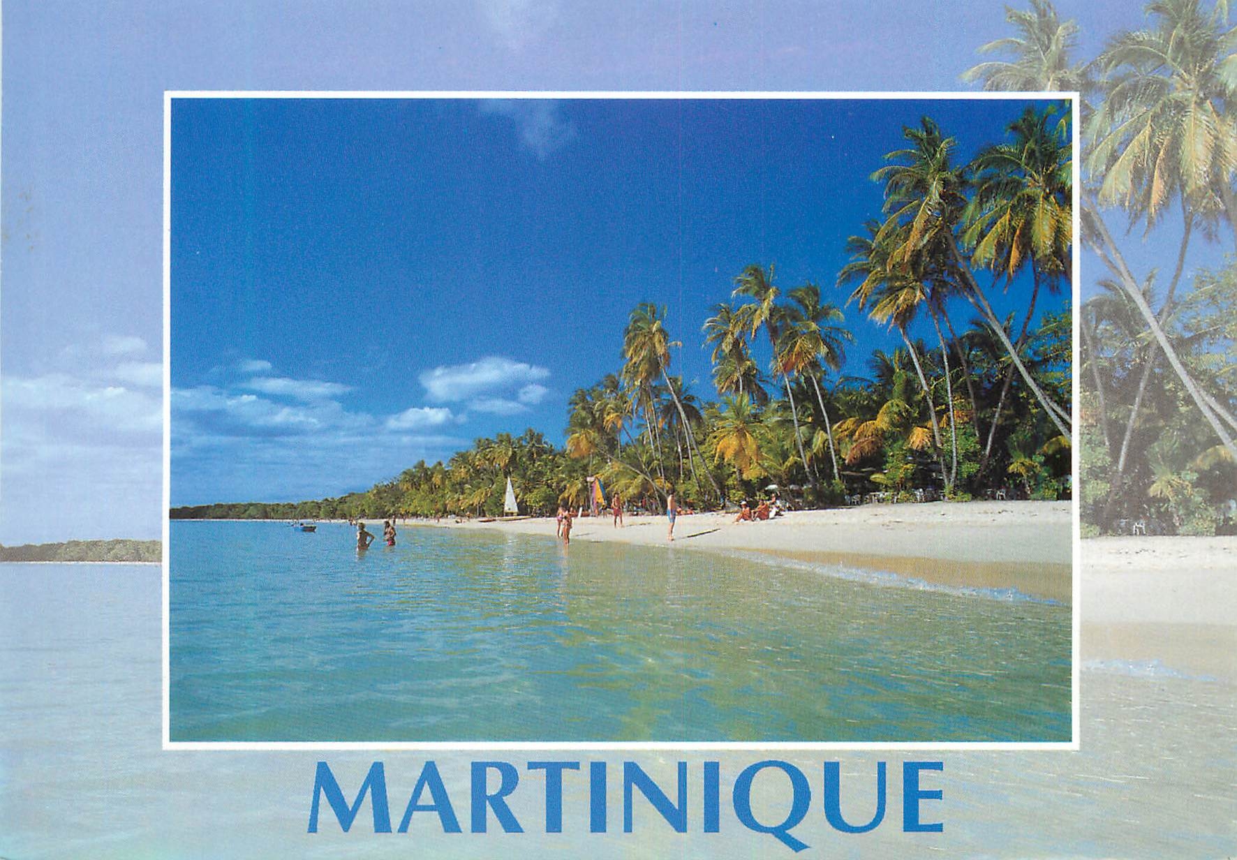 CPM Martinique La Plage des Salines