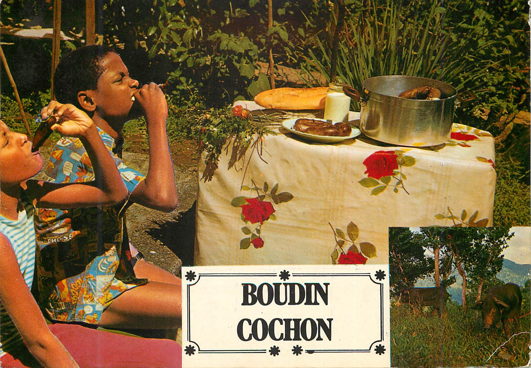 CPM Martinique Cuisine antillaise Le Boudin cochon