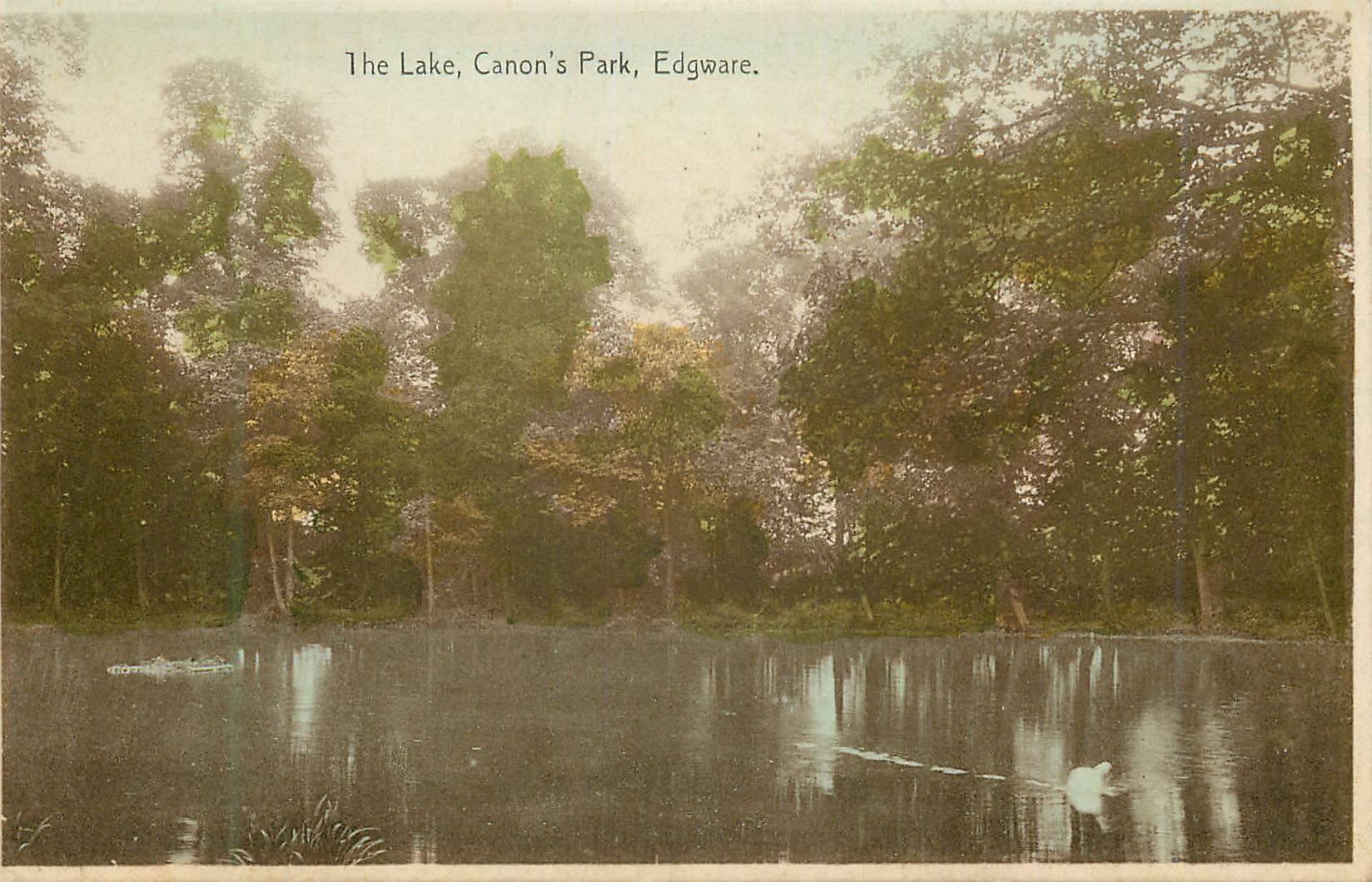CPA The lake canon's park edware