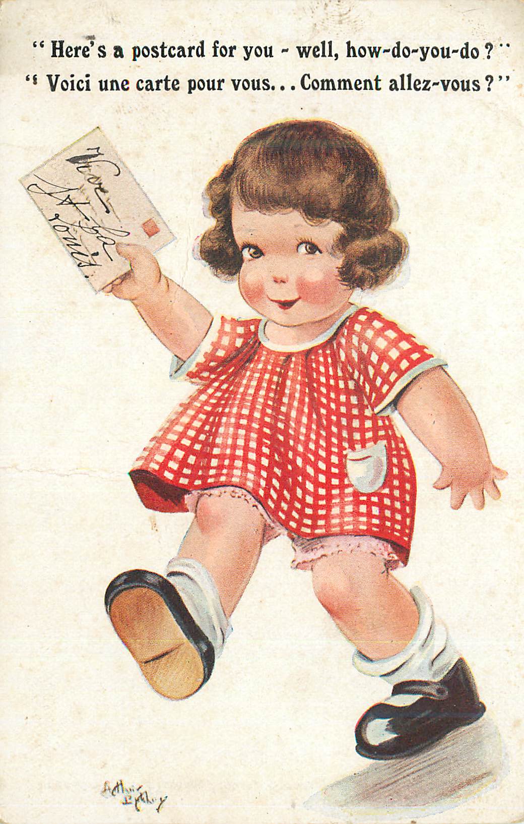 CPA Here's postcard for you well how do you do
