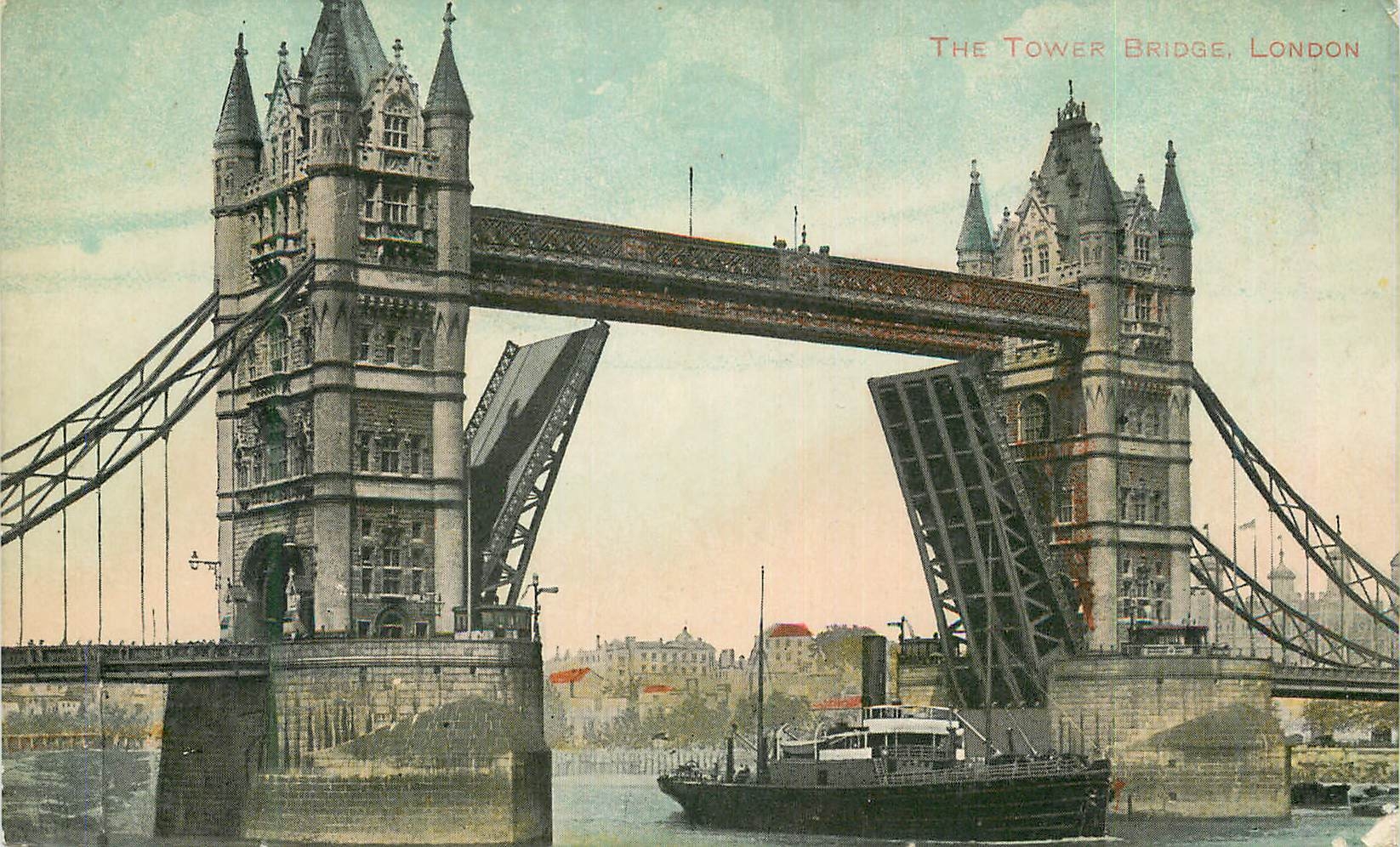 CPA London the tower bridge Bateau