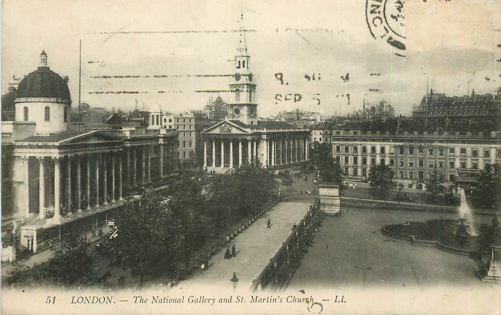 CPA London the national gallery and st martin's chuch