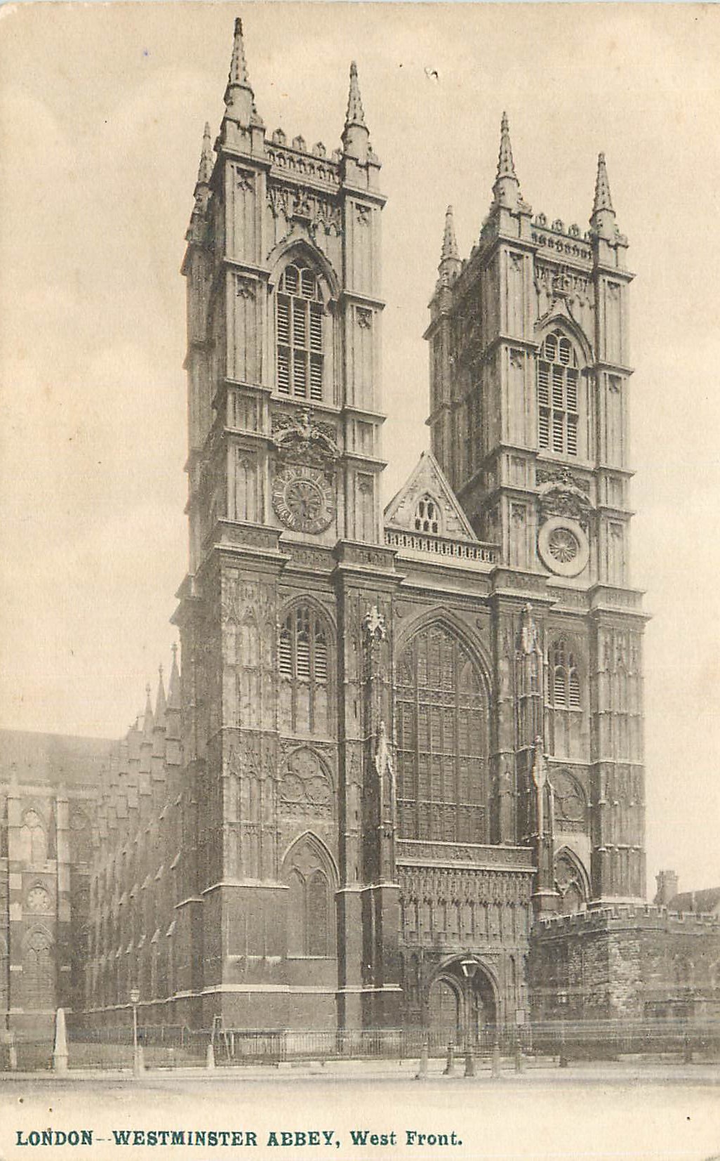 CPA London westminster abbey west front