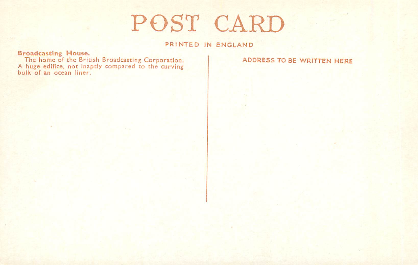 CPA London broadcasting house — Verso