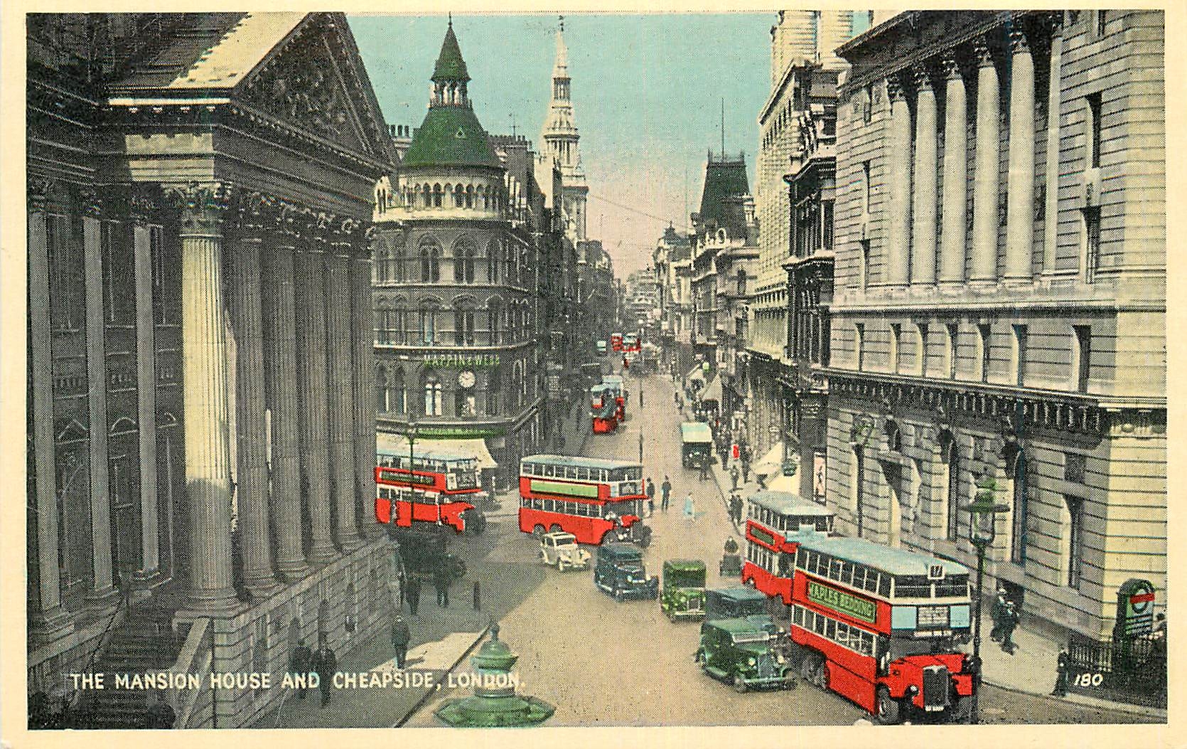 CPA London the mansion house and cheapside