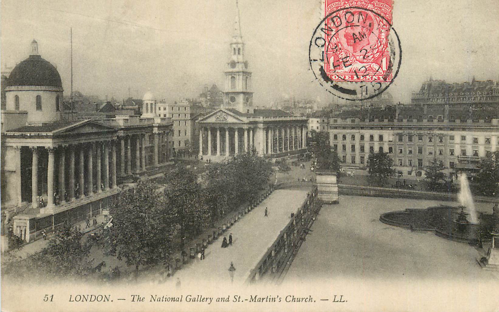 CPA London the national gallery and st martin's church