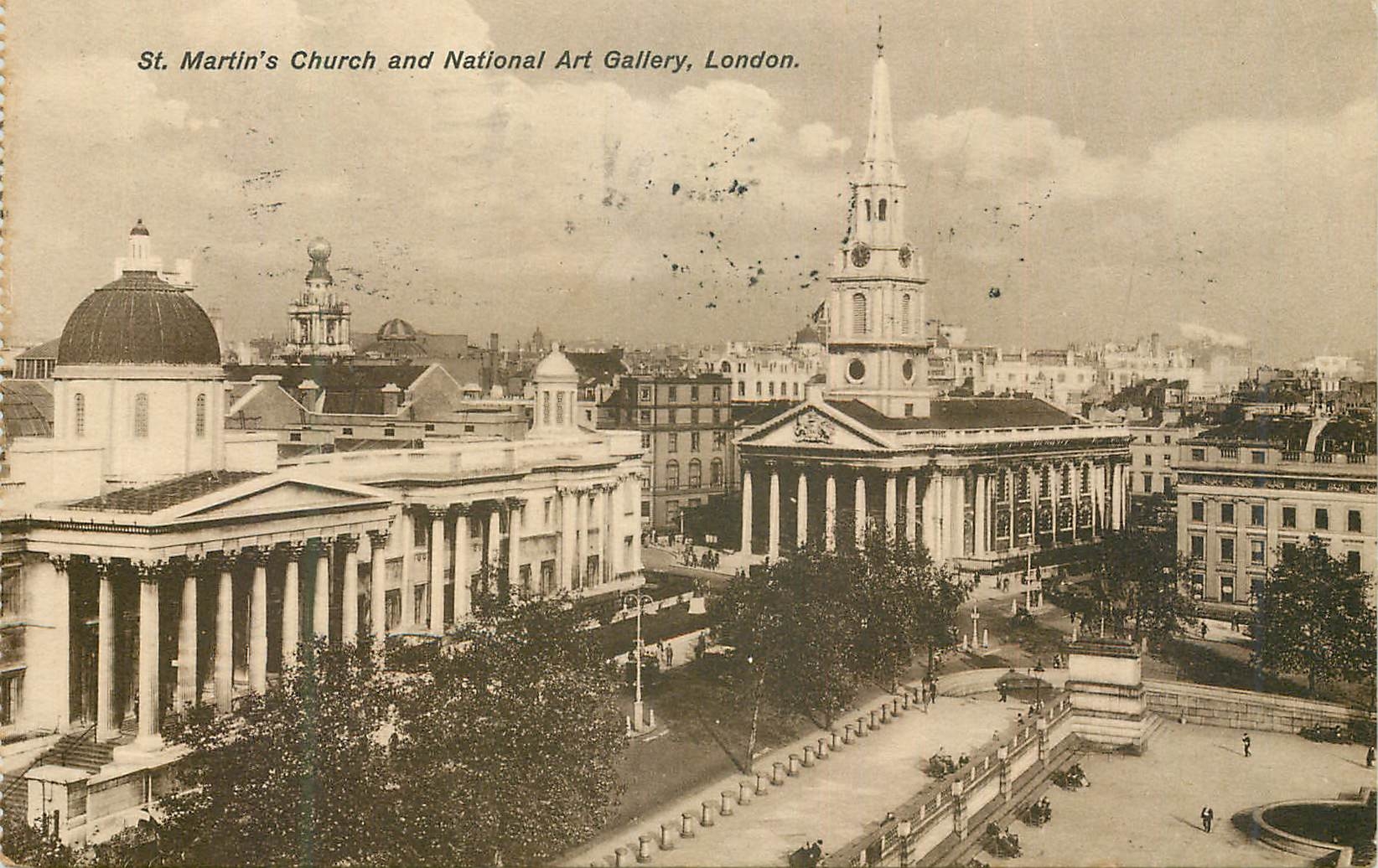 CPA London st martin's church and national art gallery