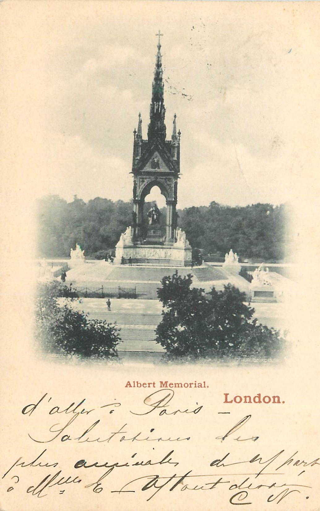 CPA London albert memorial