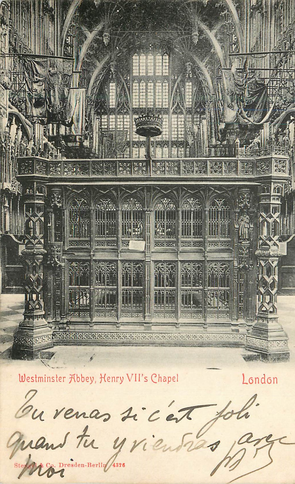 CPA London westminster abbey henry vil's chapel