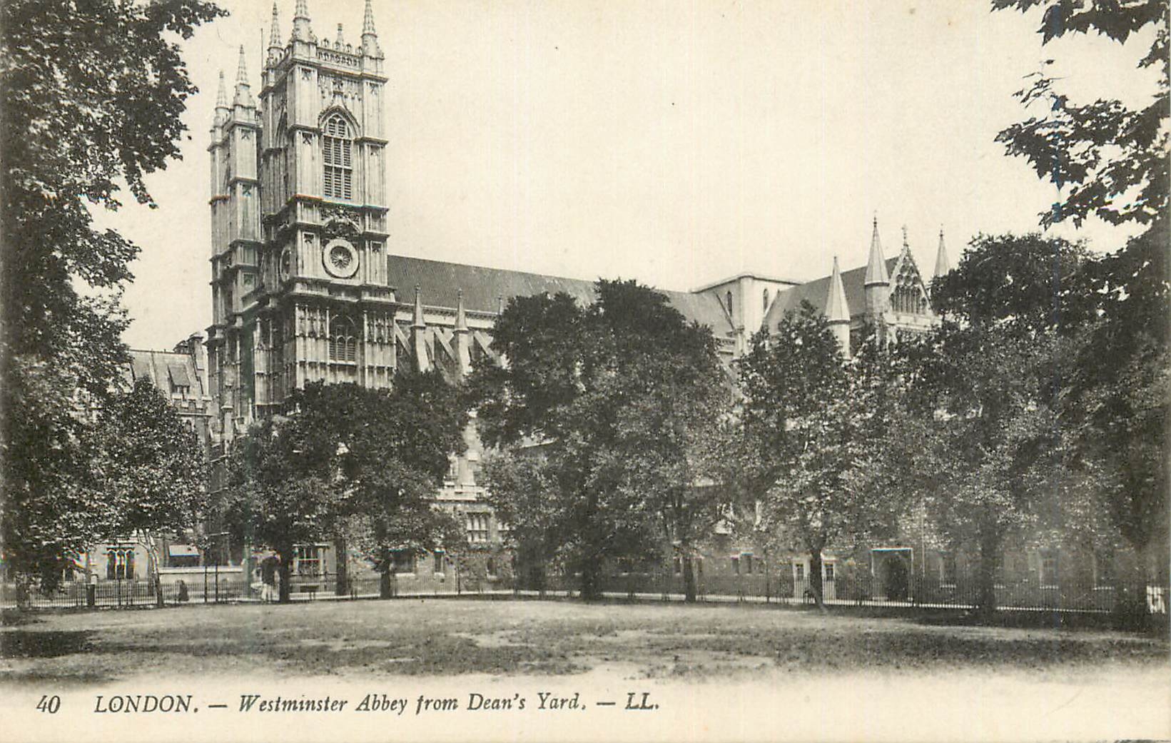 CPA London westminster abbey from dean's yard