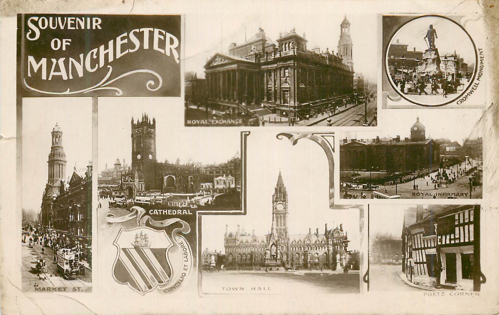 CPA Souvenir of manchester