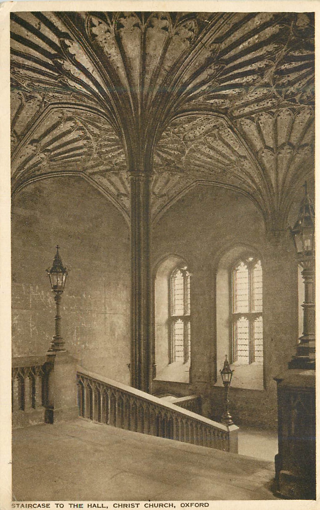 CPA Oxford staircase to the hall christ church