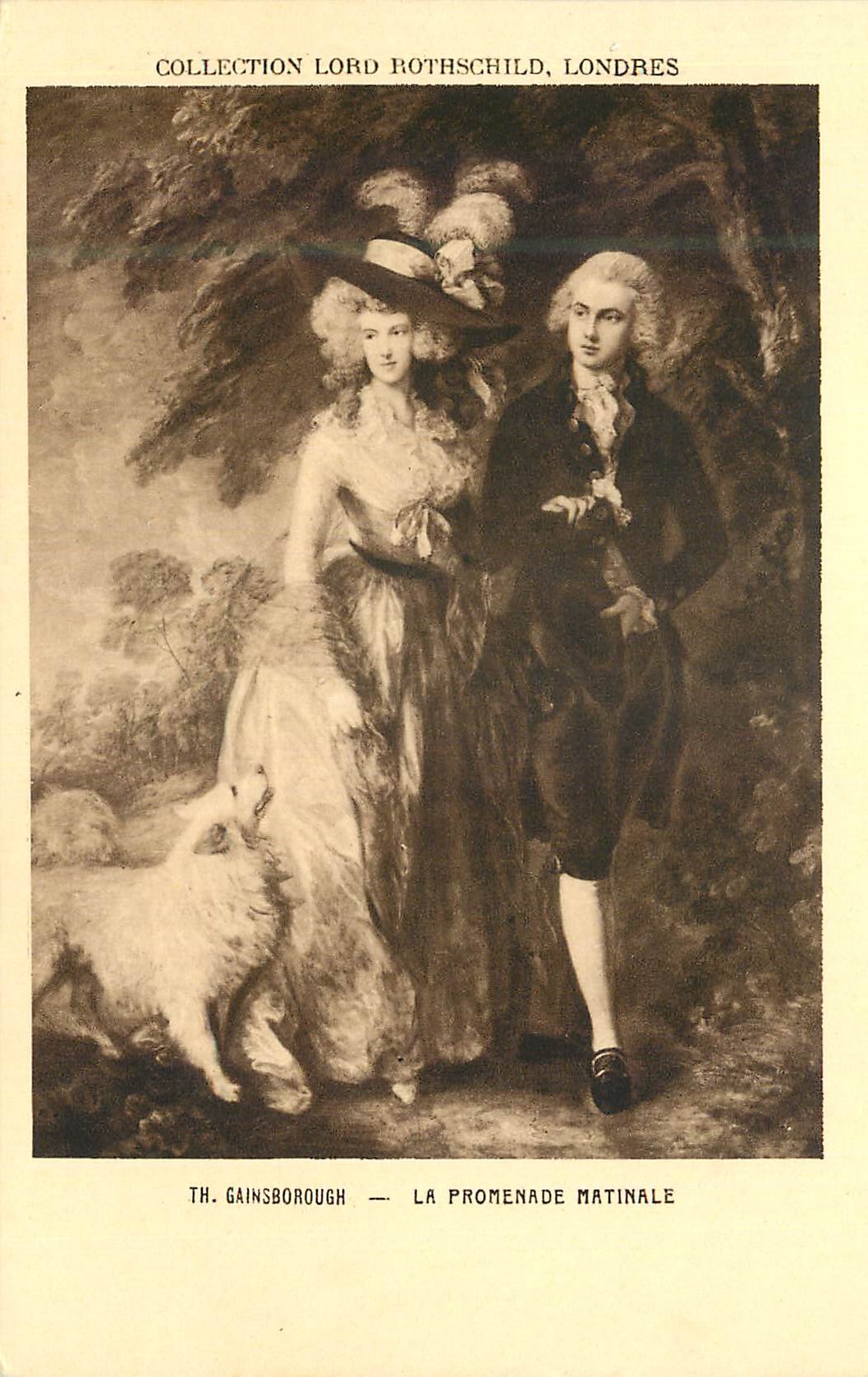 CPA Th gainsborough la promenade matinale