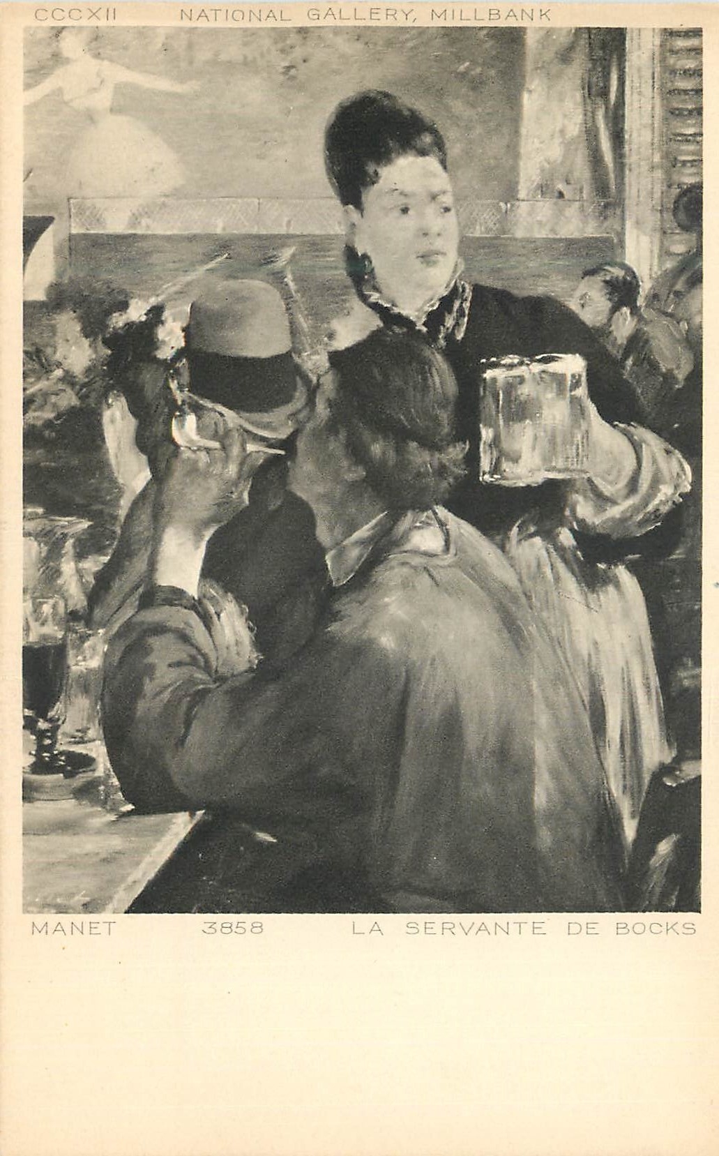 CPA manet la servante de bocks