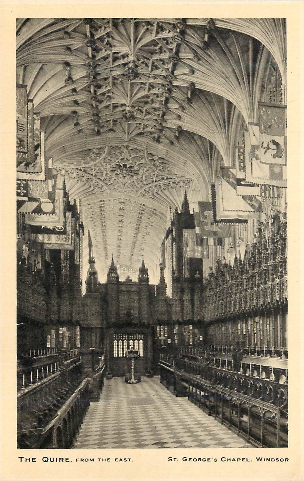 CPA The quire from the east st george's chapel windsor
