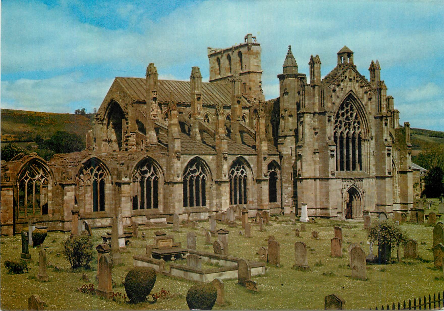 CPM Melrose abbey the abbey church