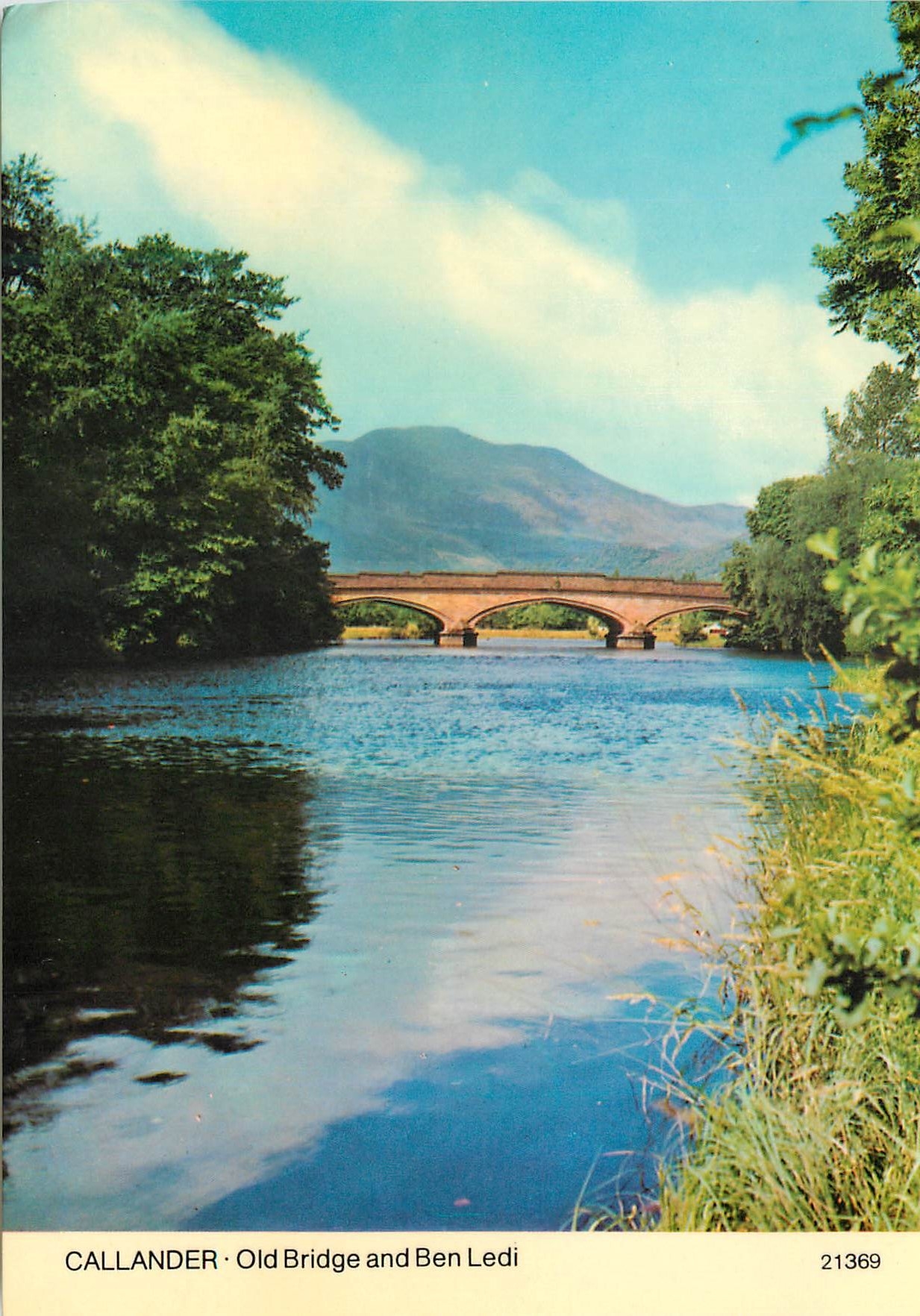 Callander · Old Bridge and Ben Ledi — Whiteholme (Publishers) Ltd, n° 21369