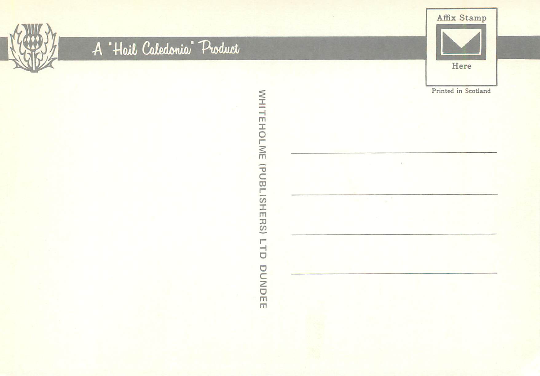 Callander · Old Bridge and Ben Ledi — Whiteholme (Publishers) Ltd, n° 21369 — Rückseite