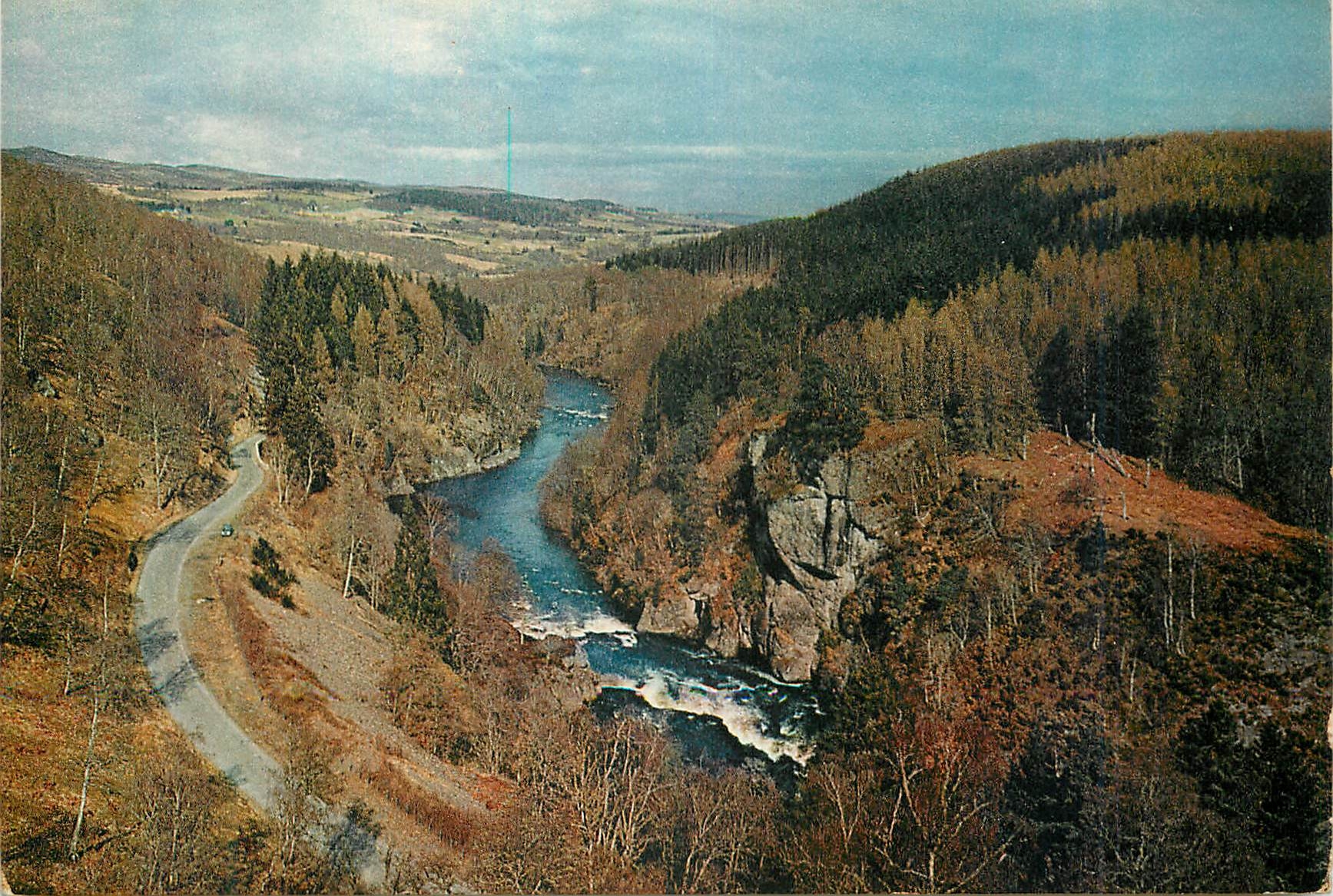 CPM The river beauly at the grand defile of the druim pass