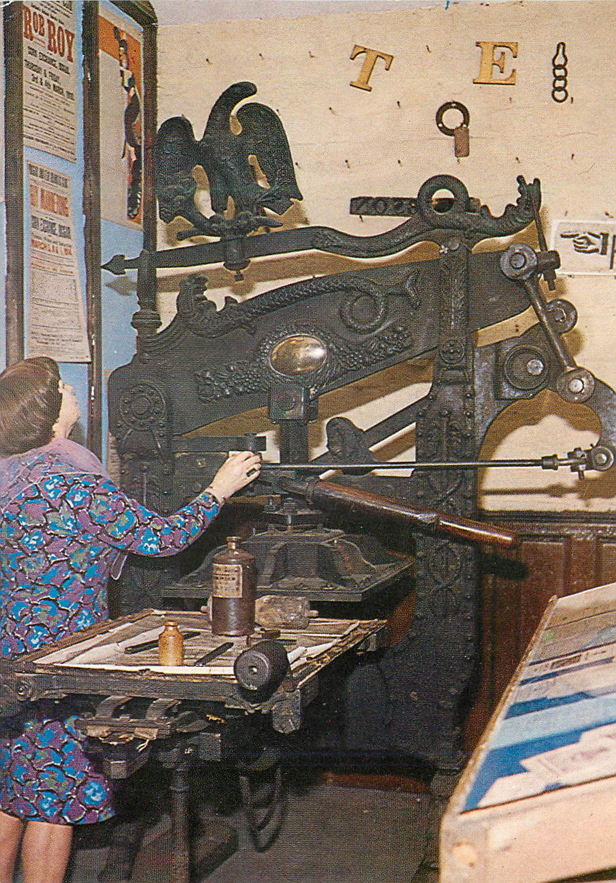 CPM Gladstone court museum diggar columbia printing press