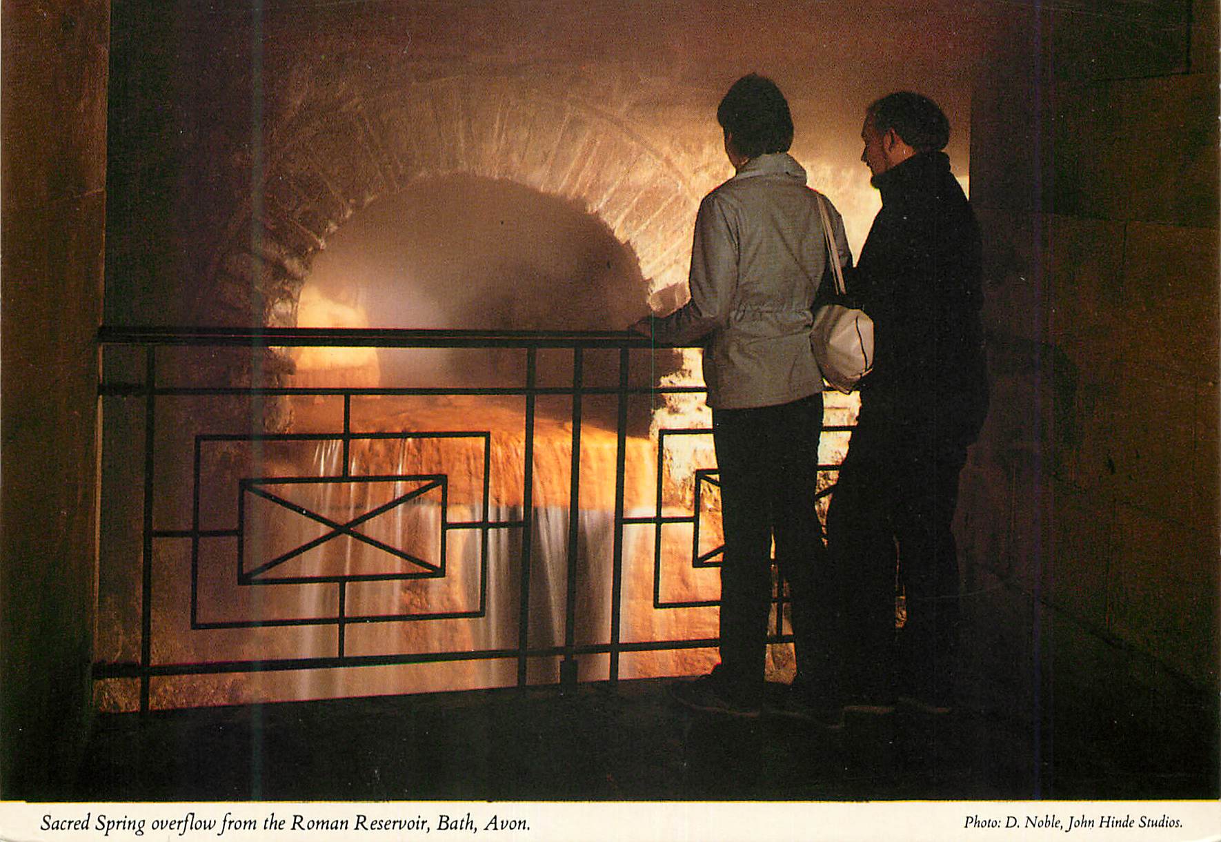 CPM Sacred Spring overflow from the Roman Reservoir Bath Avon