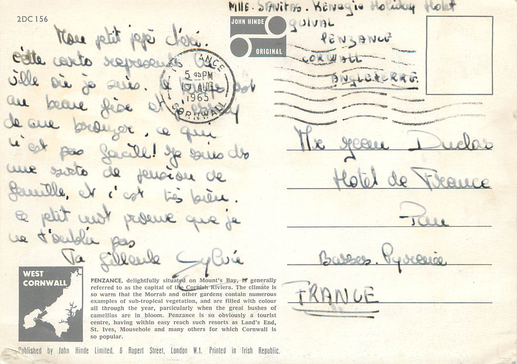 CPM Penzance — Rückseite
