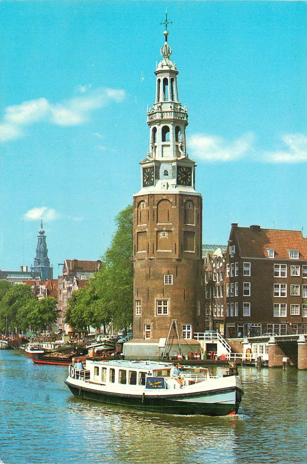 CPA Amsterdam Holland La Tour Montelbaan