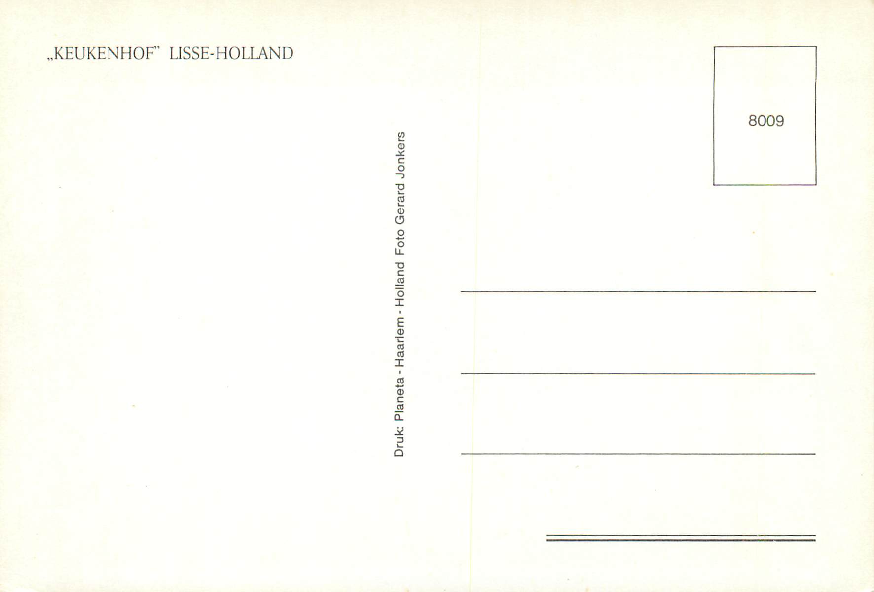 CPM Holland — Rückseite
