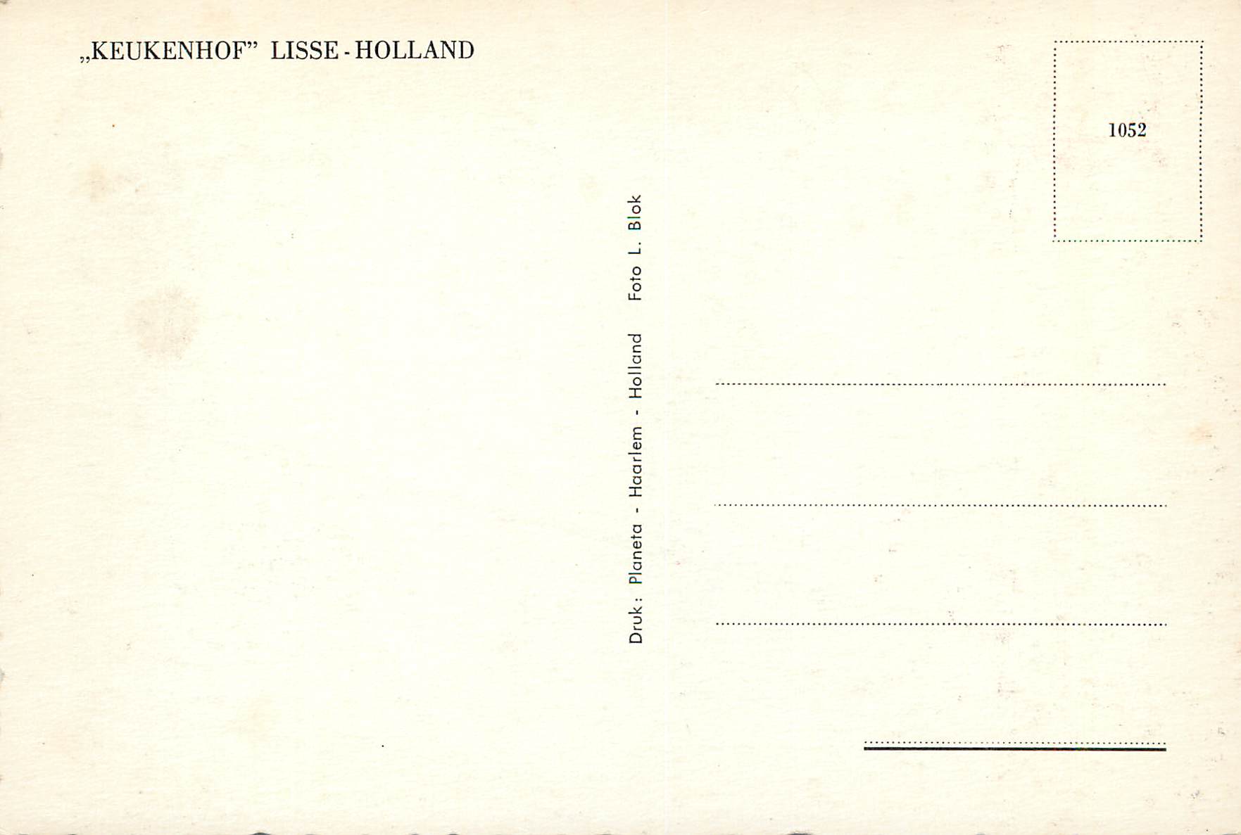 CPM Holland — Rückseite