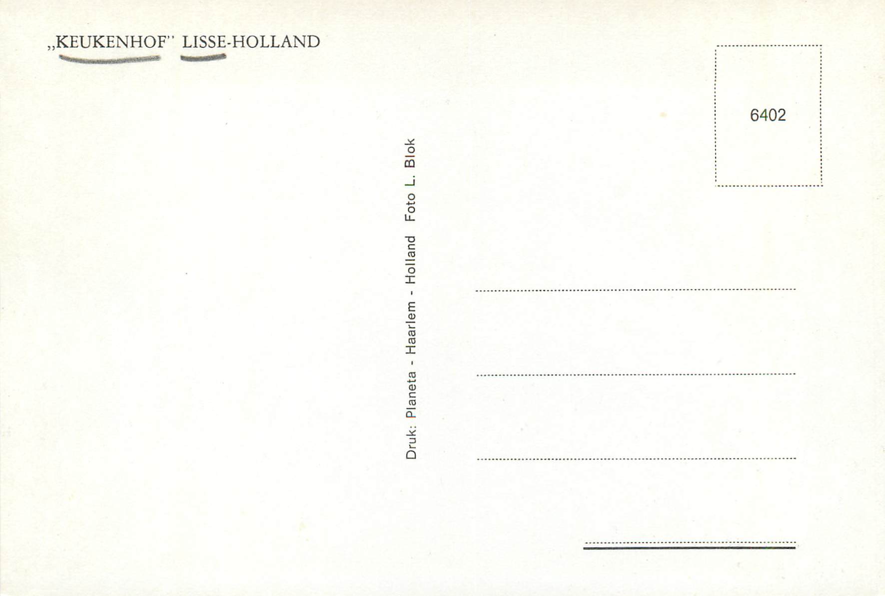 CPM Holland — Rückseite