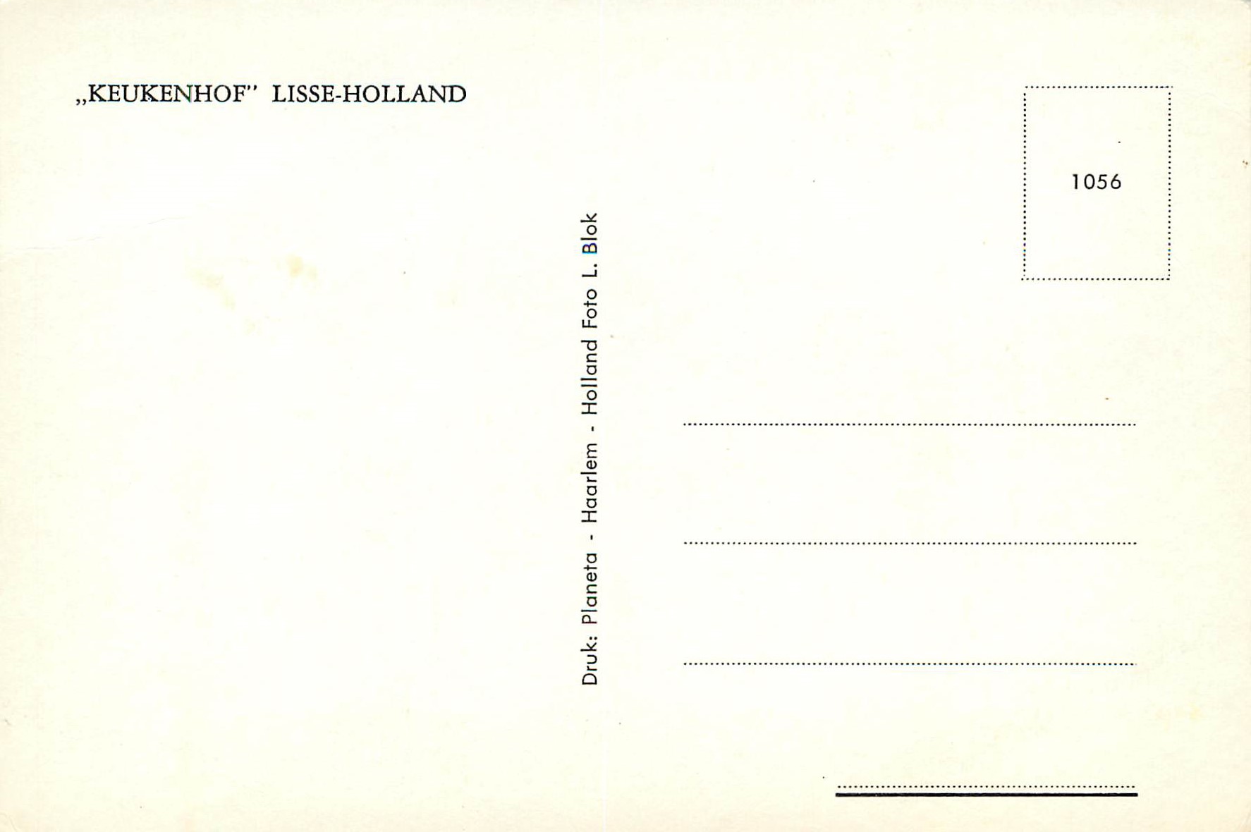 CPM Holland — Rückseite