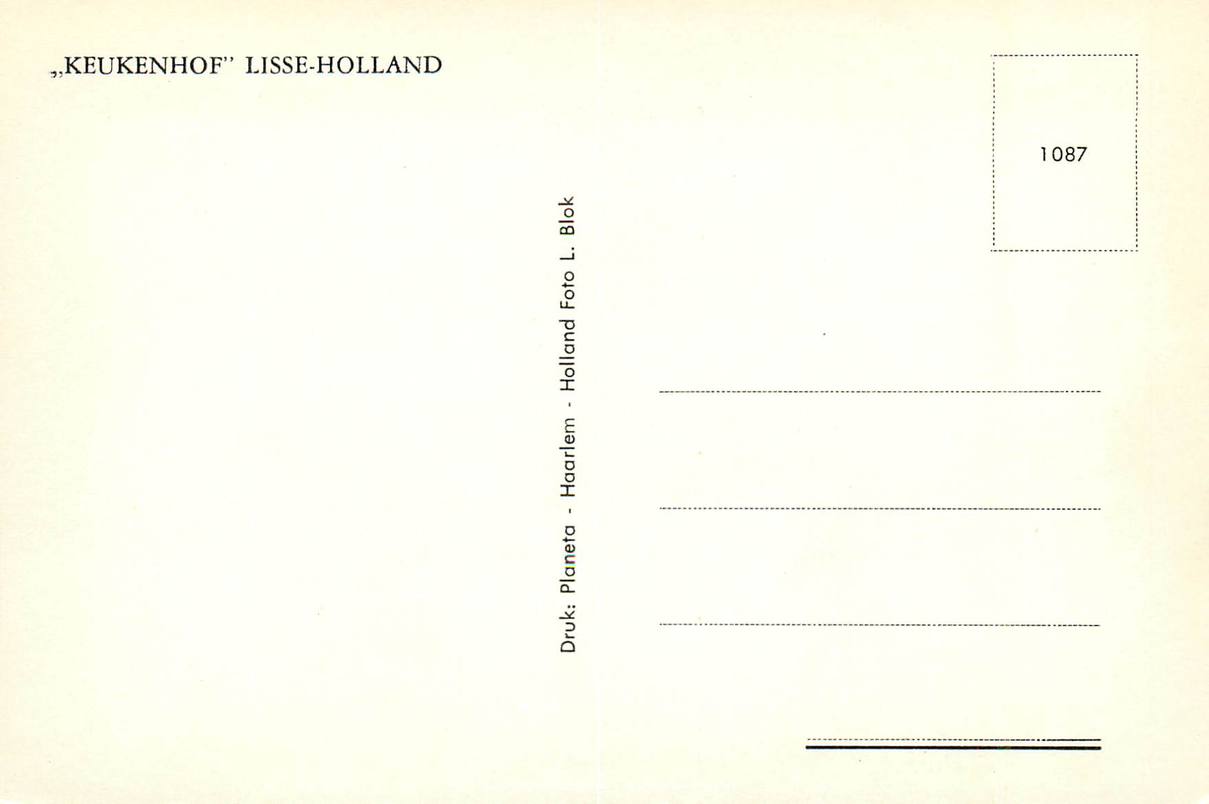 CPM Holland — Rückseite