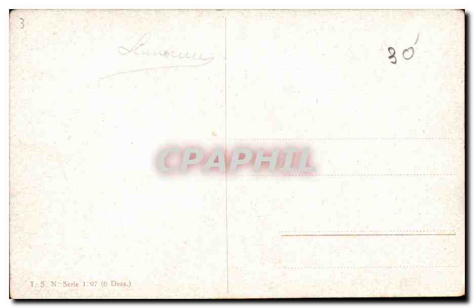 FAntaisie CPA Bateau Boat ship Voilier — Rückseite