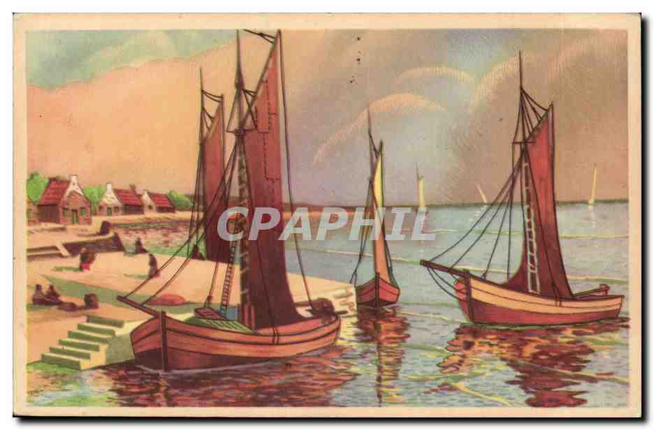 FAntaisie CPA Bateau Boat ship Voilier 