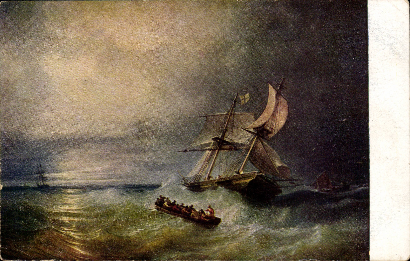 FAntaisie CPA Bateau Boat ship Voilier 