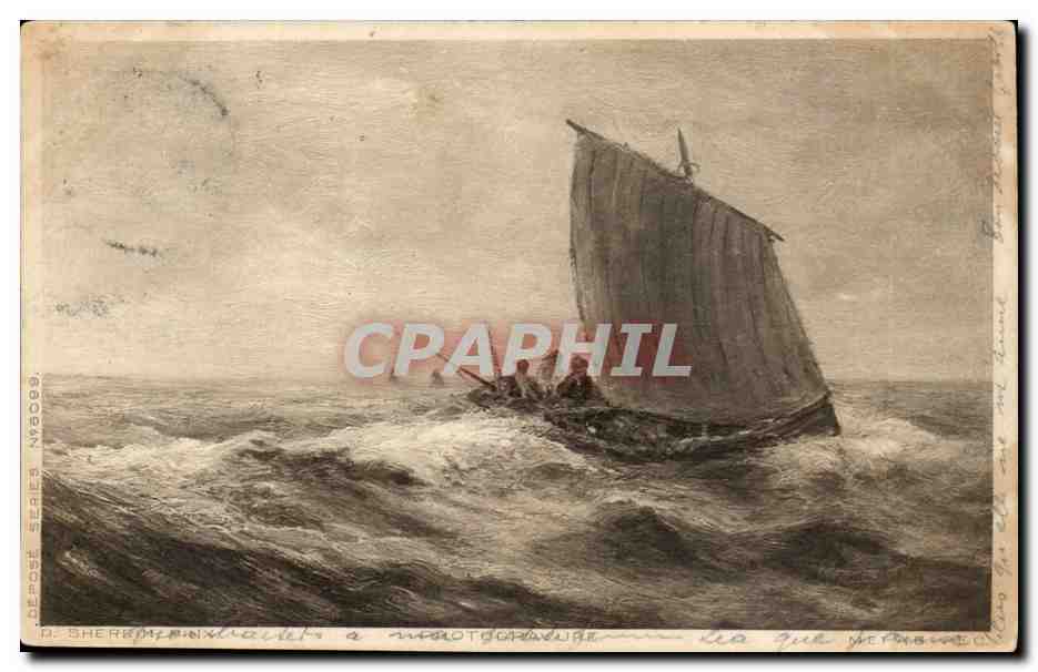 FAntaisie CPA Bateau Boat ship Voilier 