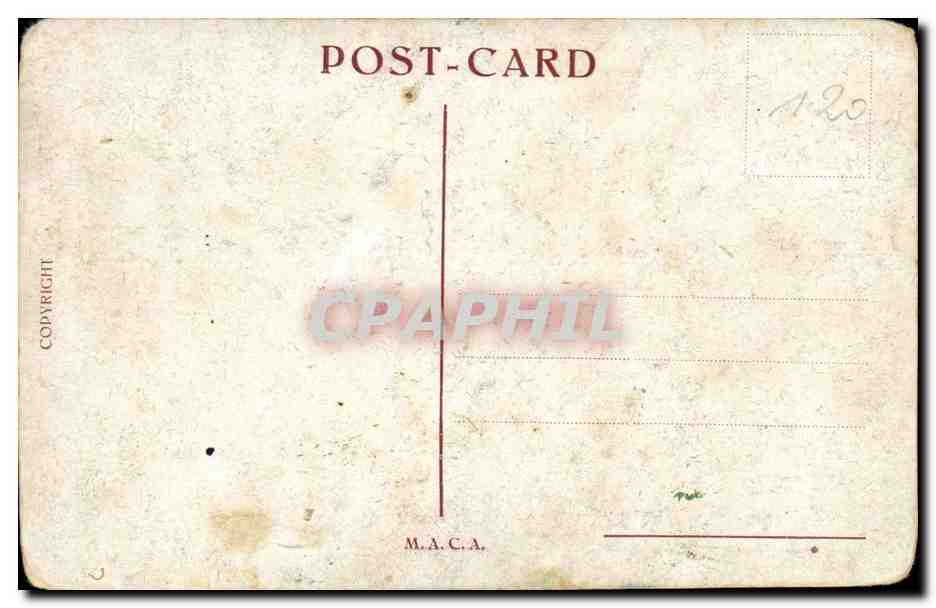 Bateaux à voile sur la mer — peinture — M.A.C.A. n°120 — Verso