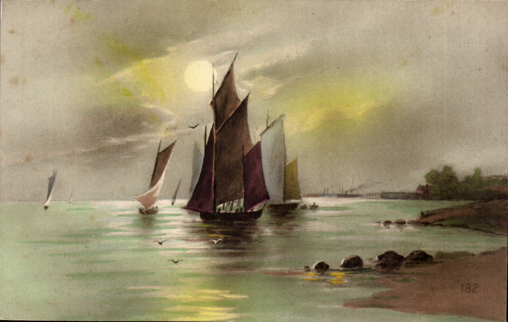 FAntaisie CPA Bateau Boat ship Voilier 