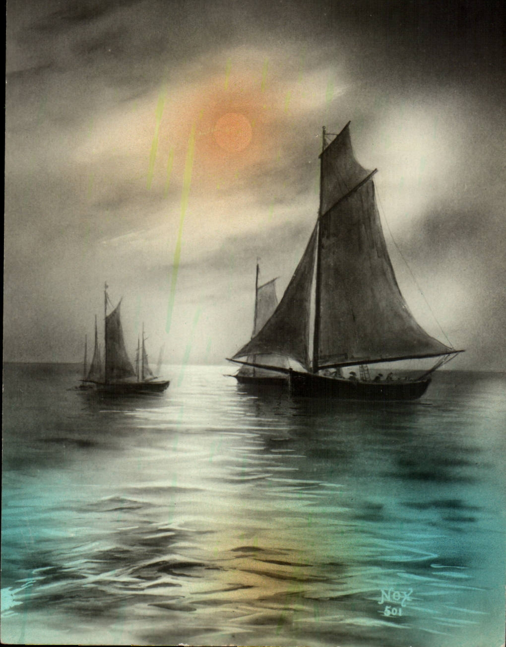 FAntaisie CPA Bateau Boat ship Voilier 