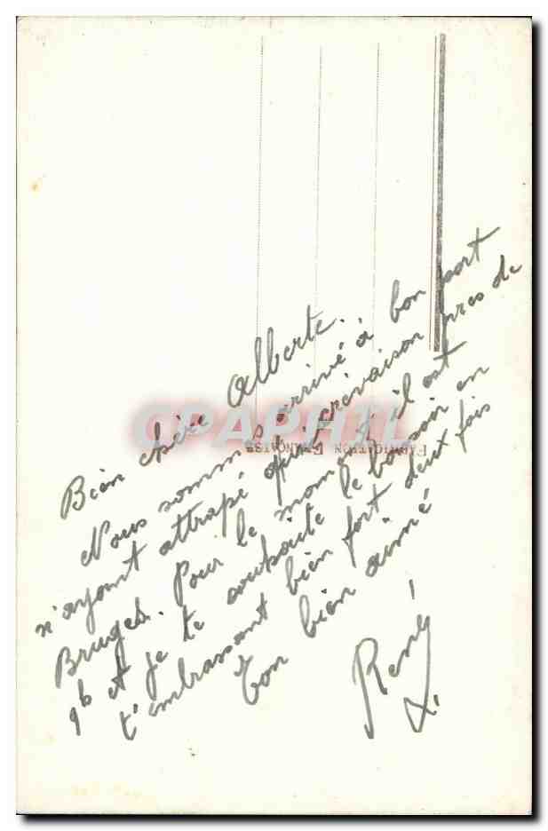 FAntaisie CPA Bateau Boat ship Voilier  — Verso