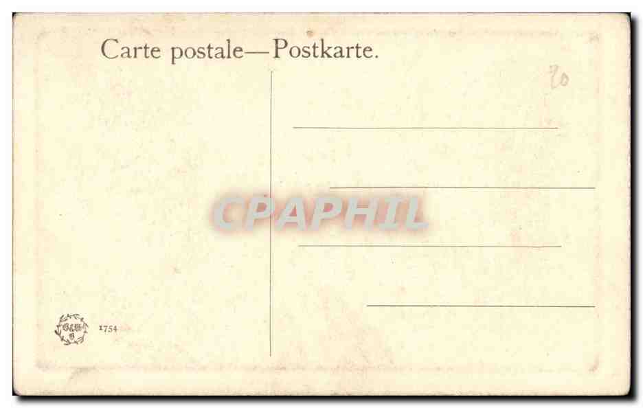 FAntaisie CPA Bateau Boat ship Voilier  — Verso