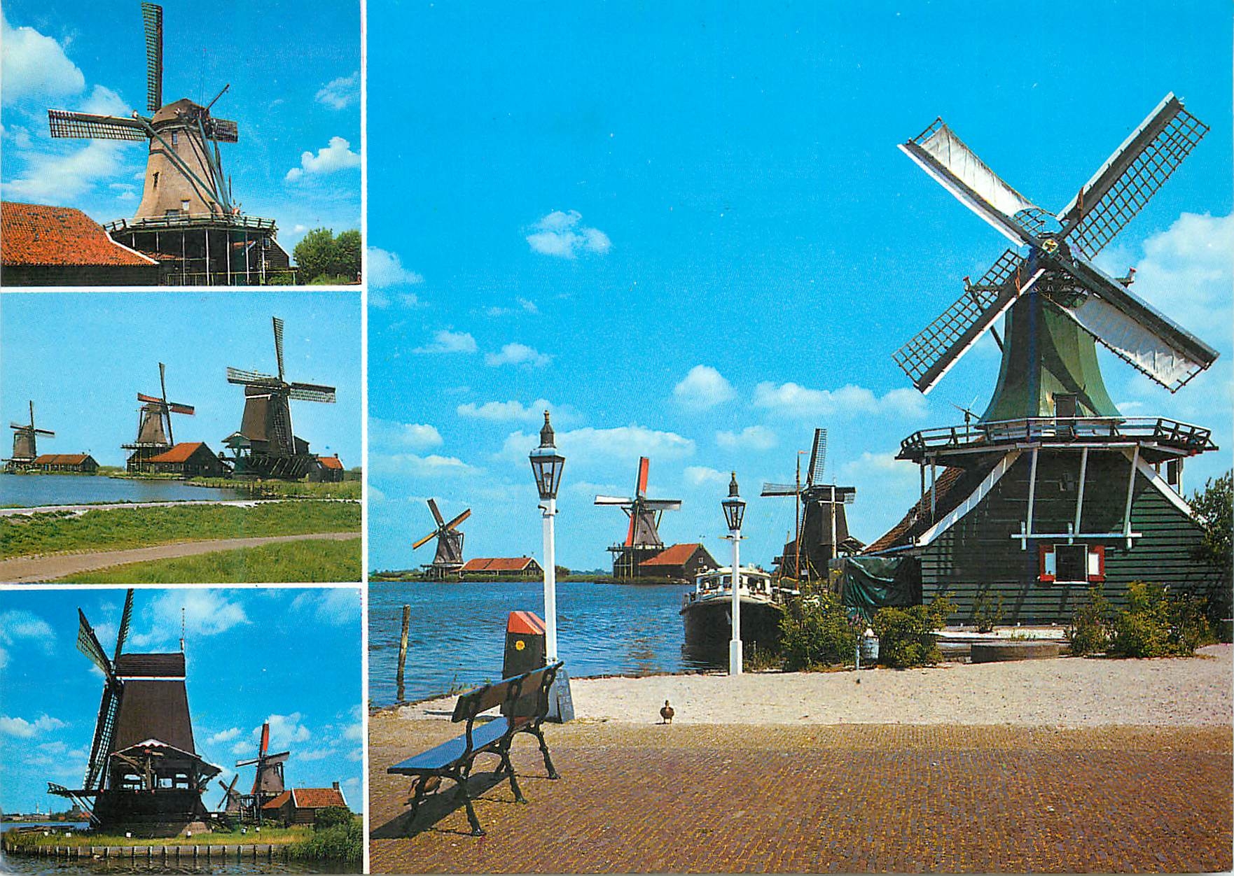 CPM Zaansche Schans Holland Different types of windmills Moulin a vent