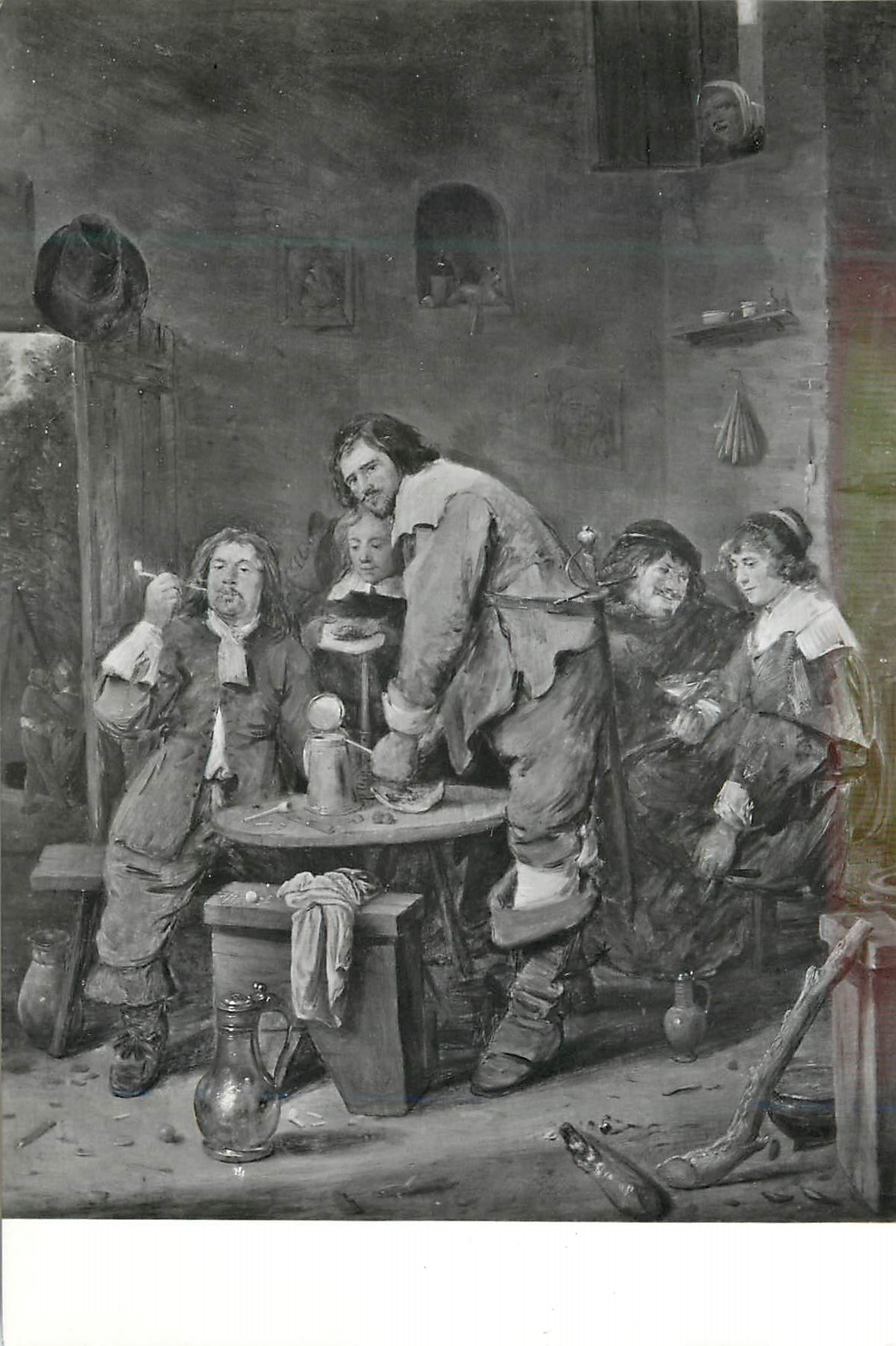 CPA Frans Halsmuseum Haarlem Adrien Brouwer Tabakskroeg