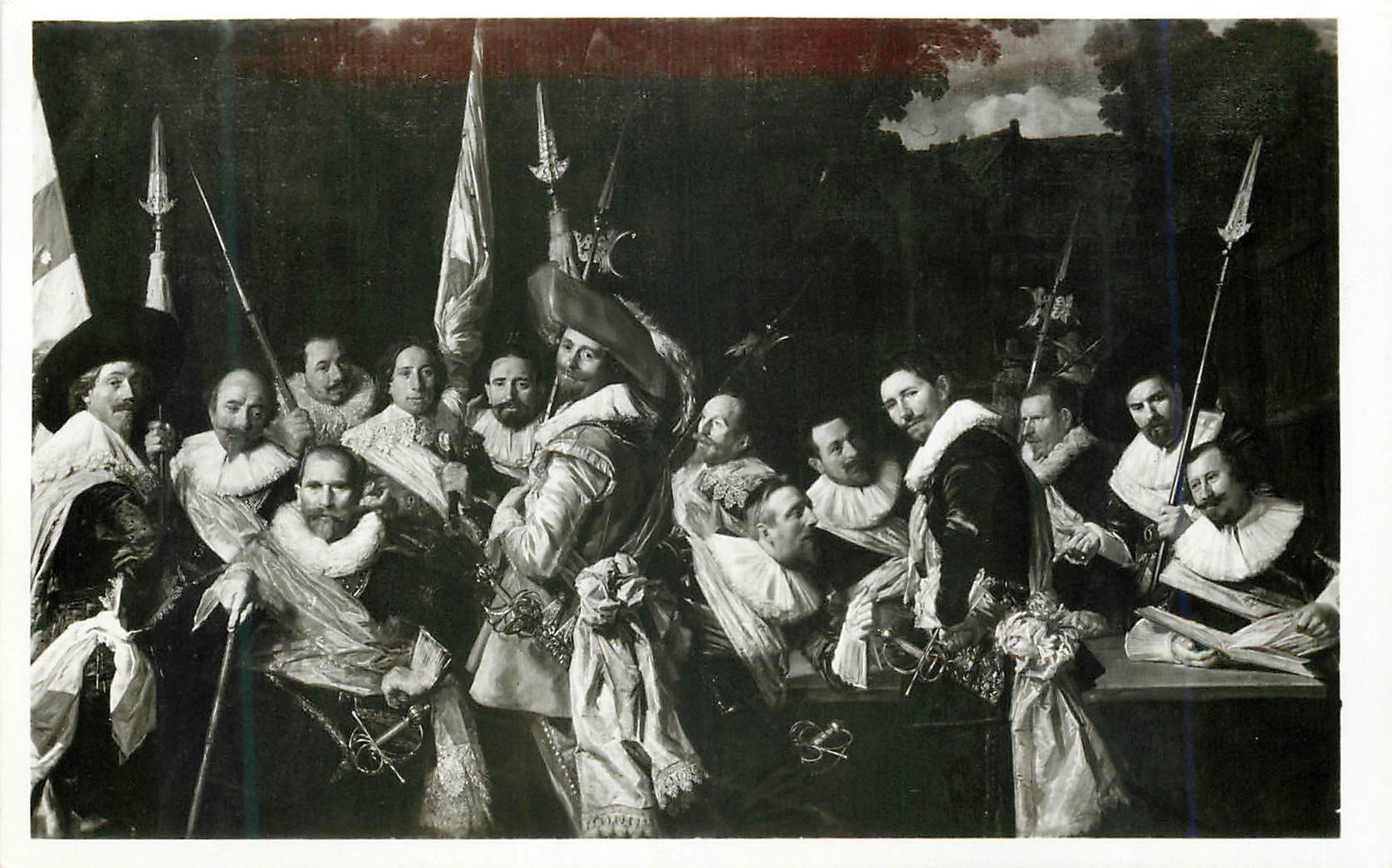 CPA Frans Halsmuseum Haarlem Frans Hal Vergadering van officieren en onderofficieren can de Cluveniersdoelen te Haarlem