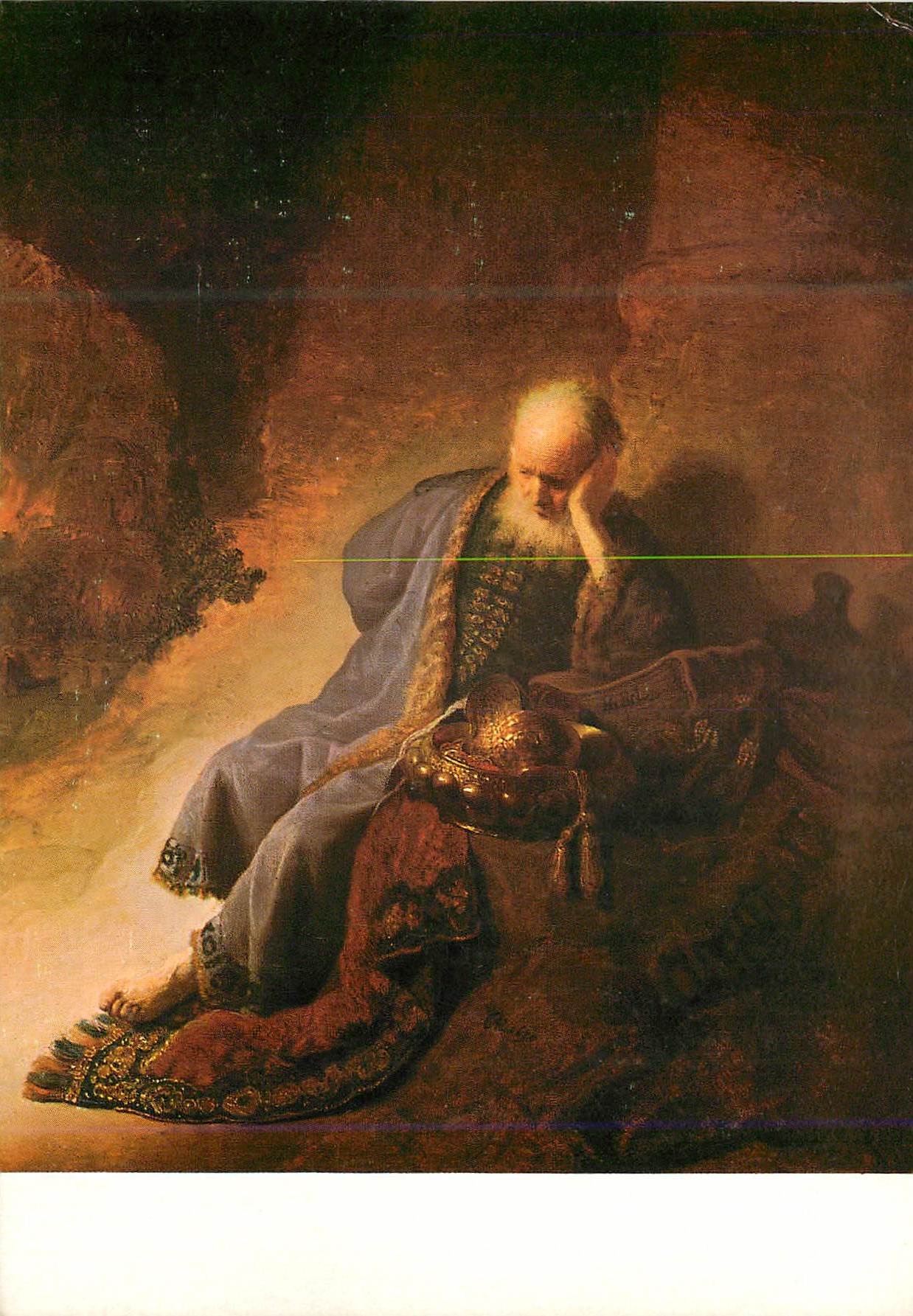 CPA Rijksmuseum Rembrandt Harmensz Van Rijn Jeremiah lamenting the Destruction of Jerusalem