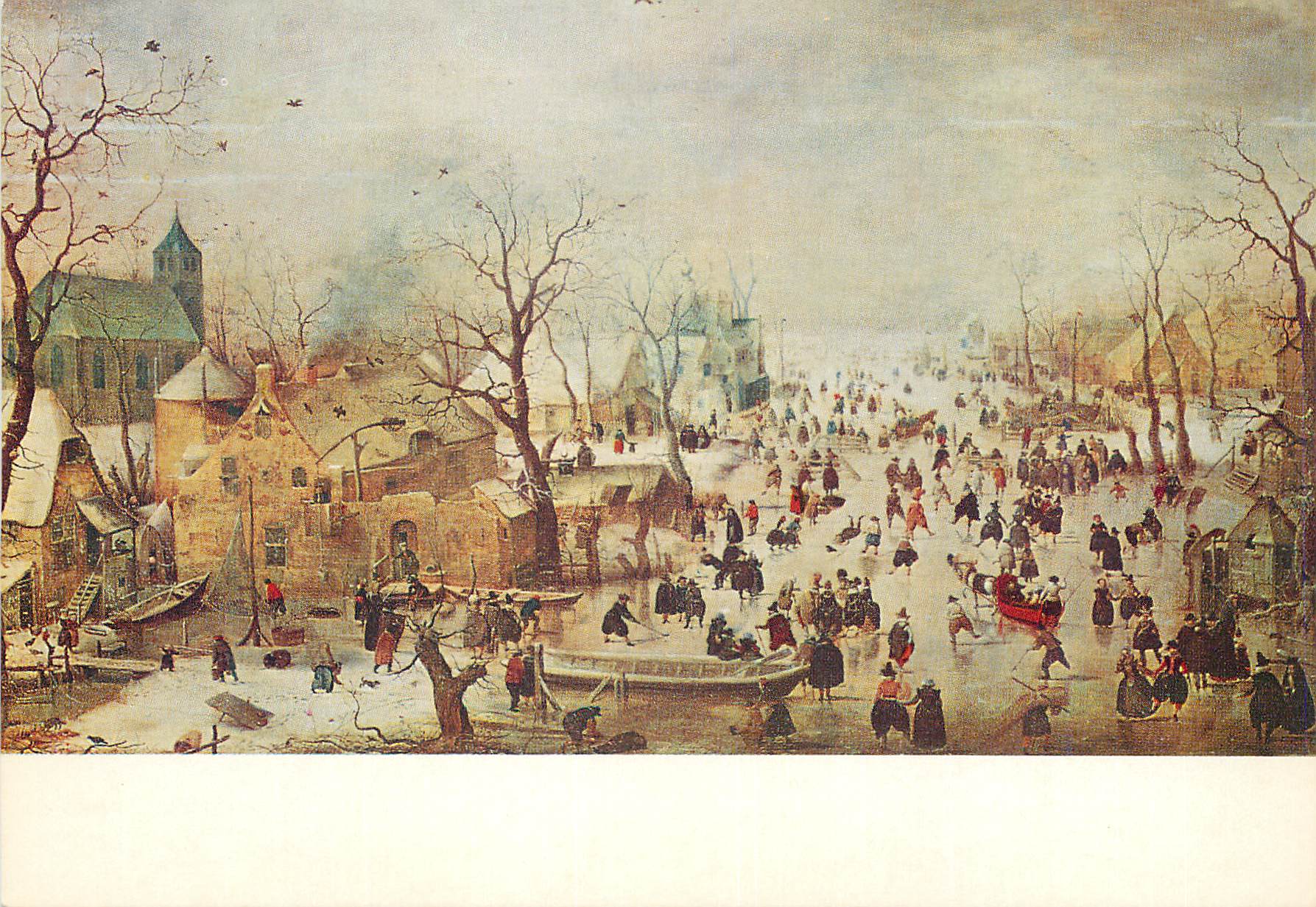 CPA Rijksmuseum Amsterdam Hendrik Avercamp Ice Scene