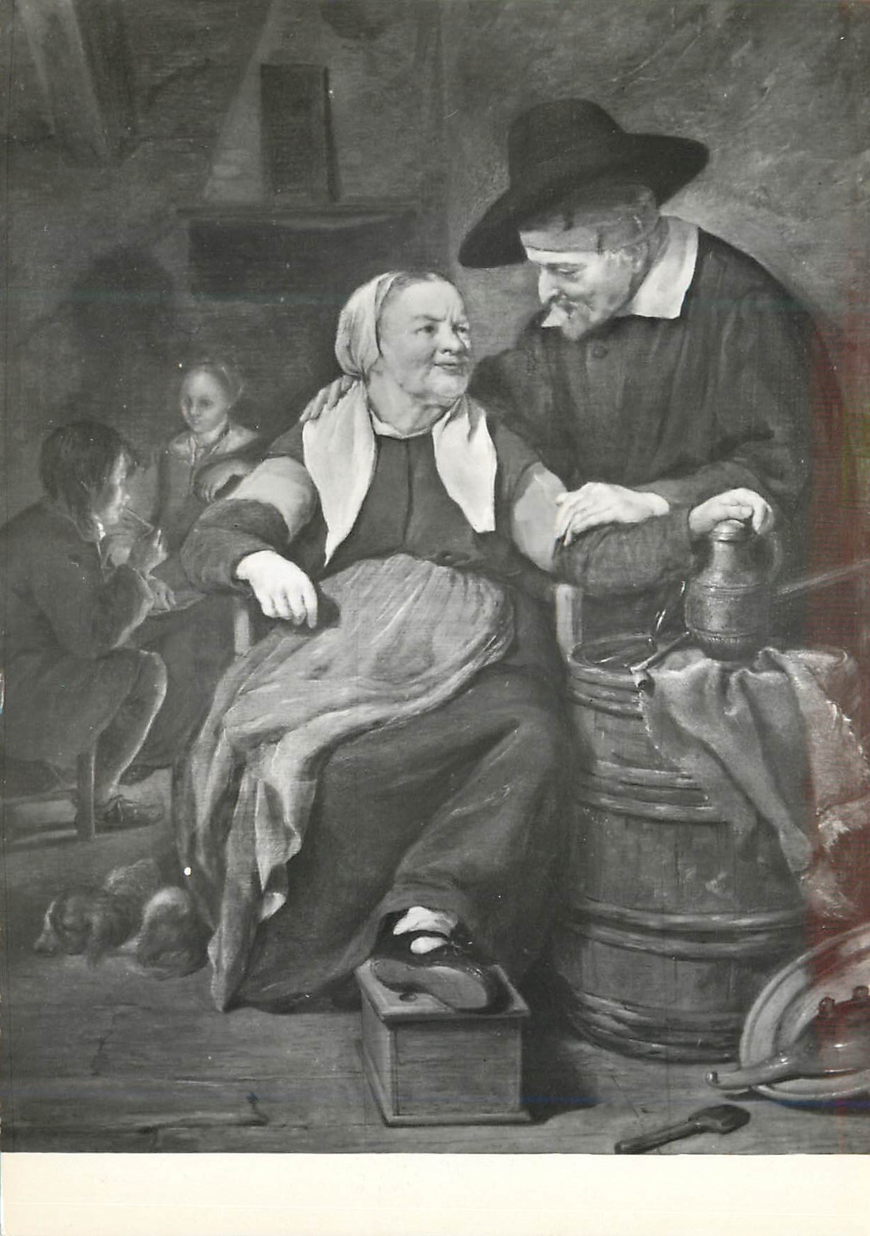CPA Frans Halsmuseum Haarlem Quiringh Gsz van Brekelenkam Het doktersbezoek