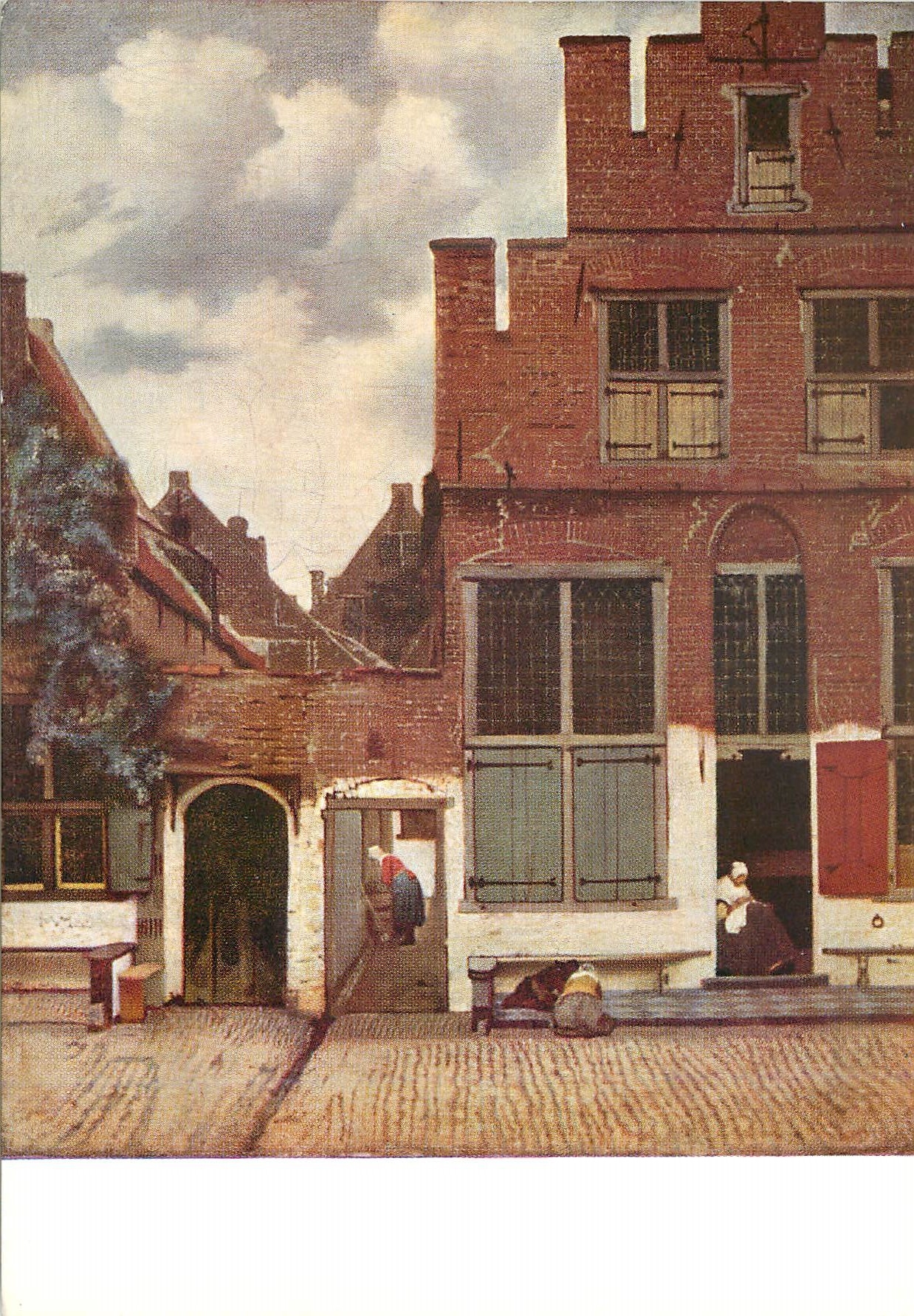 CPA Rijksmuseum Amsterdam Johannes Vermeer La ruelle