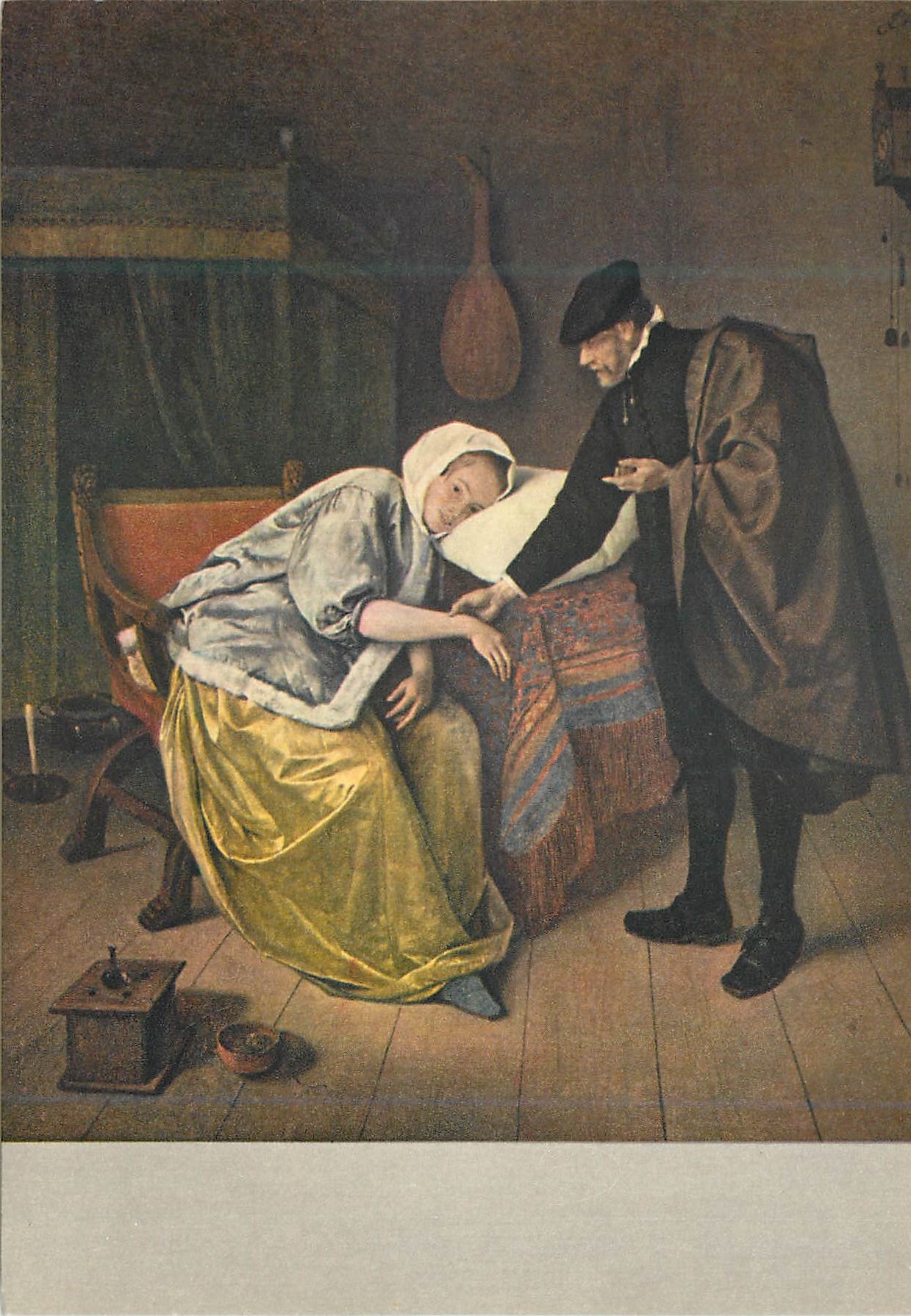 La malade — peinture de Jan Steen (1626-1679) — Rijksmuseum, Amsterdam