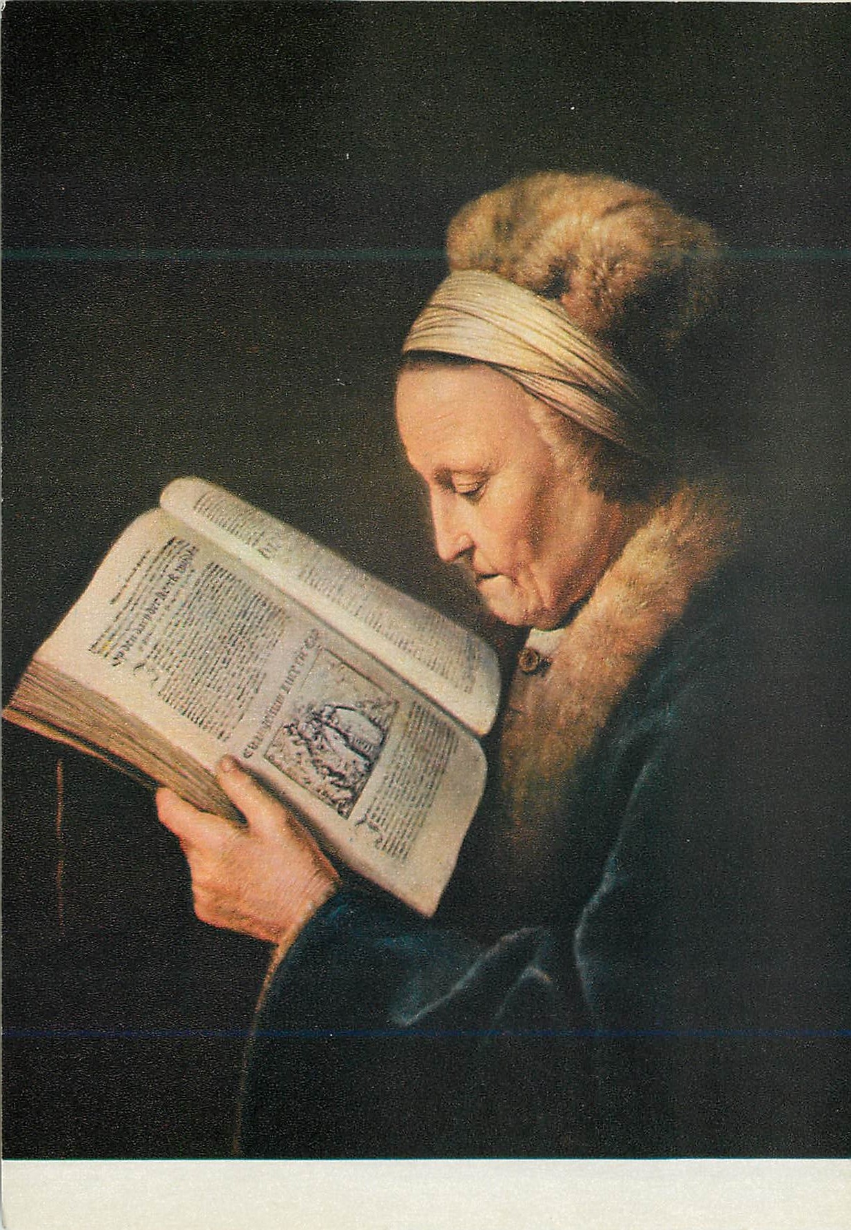 CPA Rijksmuseum Amsterdam Gerard Dou Rembrandts mother